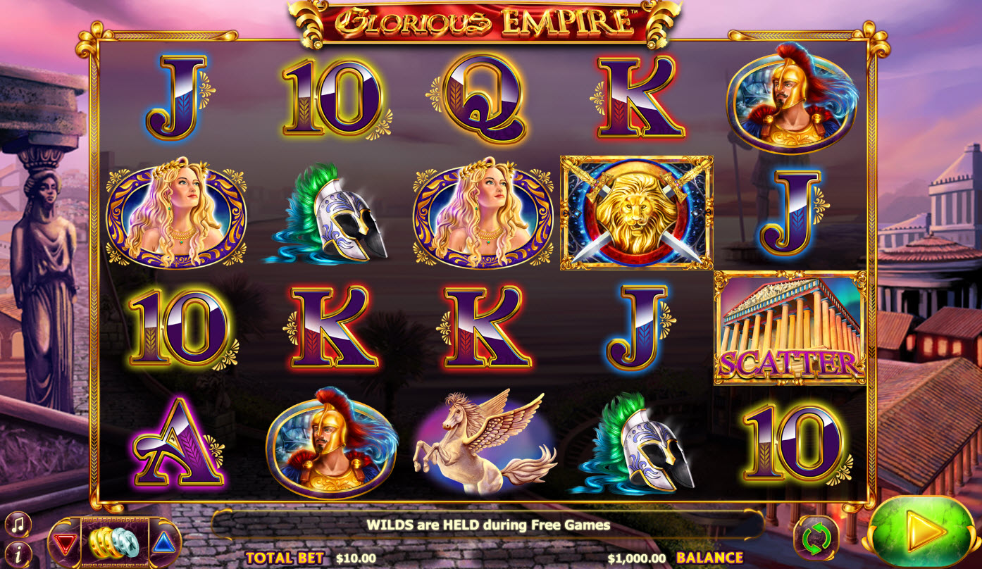 Glorious Online Slots at Mohegan Sun Online Casino