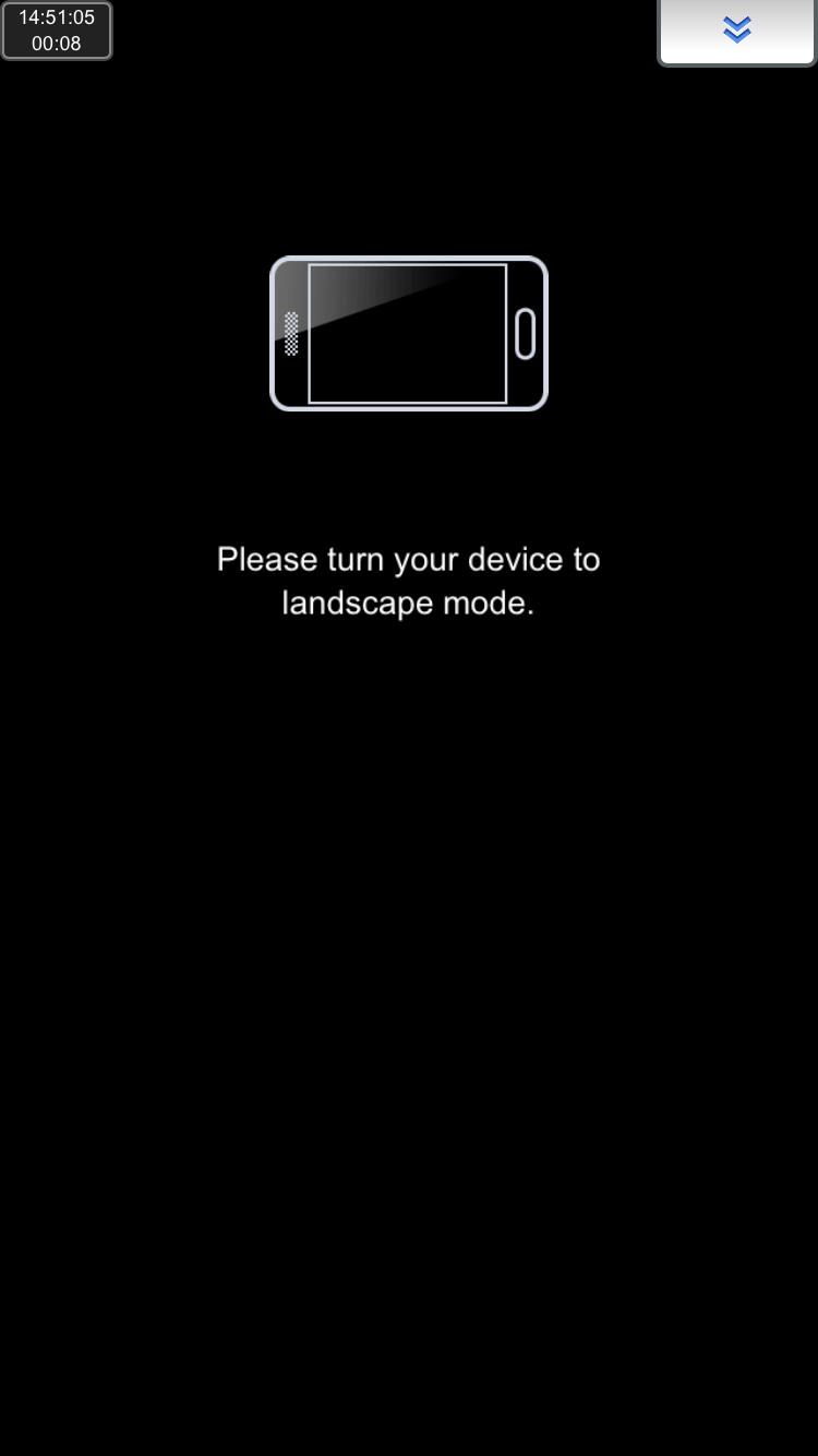 Mohegan IOS App Landscape Mode