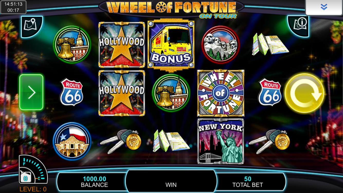 Mohegan IOS App Wheel of Fortune Slots